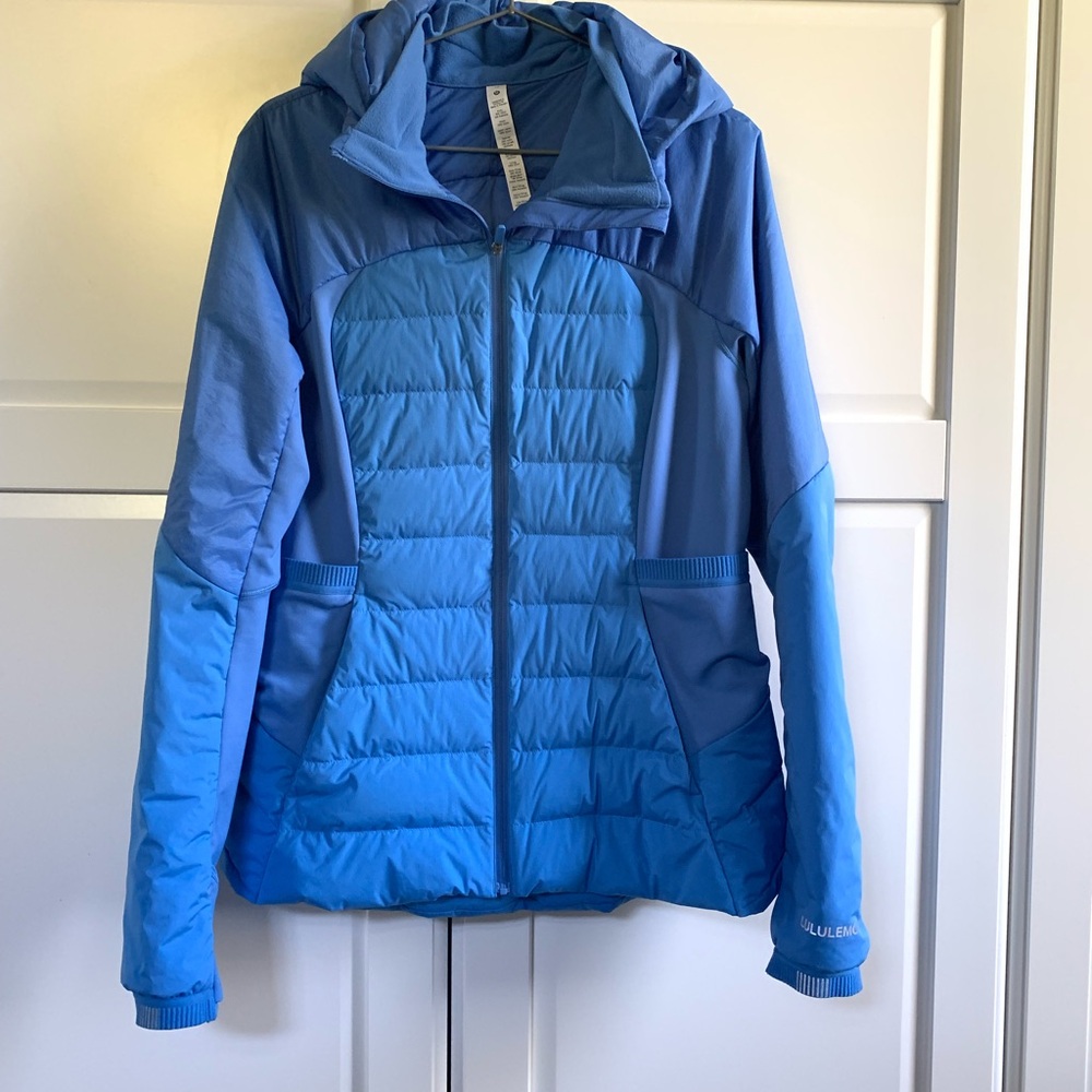 lululemon Down for it all Blue Jacket